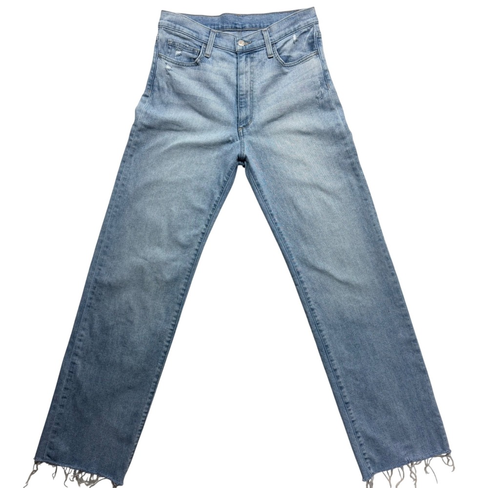 Joes Jeans The Blake FPA High Rise Wide Leg Light Wash Raw Hem Jeans Size 30